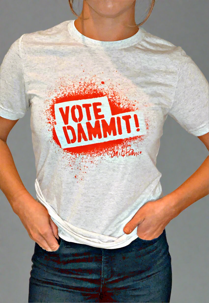 Vote Dammit! Unisex Tee